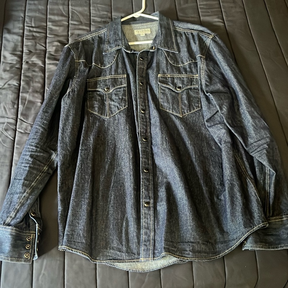 Tecovas Denim Pearl Snap
